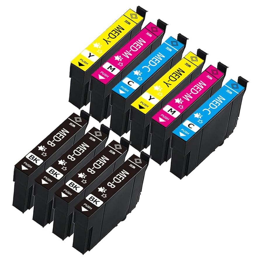 EPSON プリンターEW-456A 互換性インク未使用14本付 Amazon.co.jp: エプソンEW-456A EW-056A対応 MEDインク エプソン
